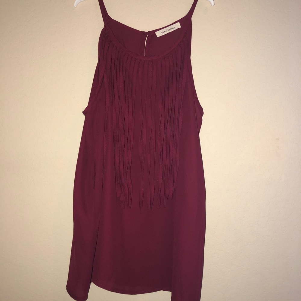 Maroon Tank Top